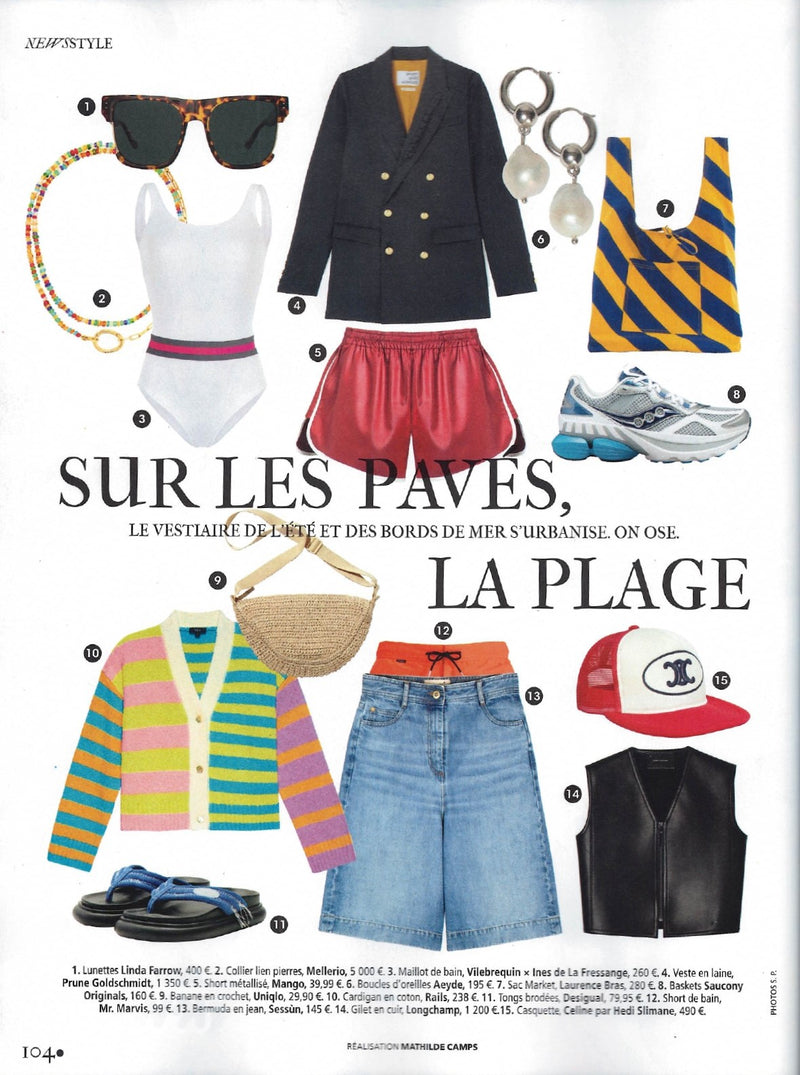 MADAME FIGARO - "Sur les pavés, la plage"