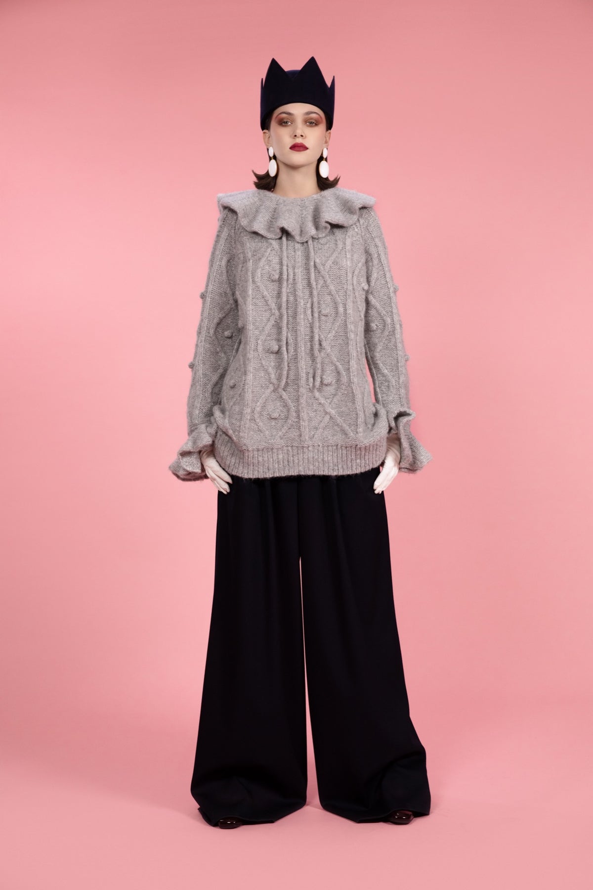 MARIE-ANGE - Pull col clown - prunegoldschmidt