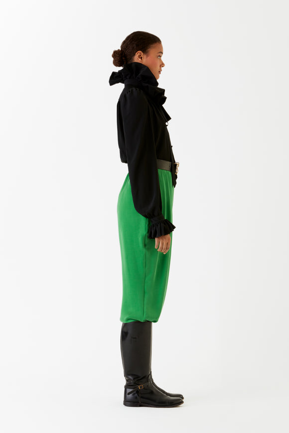 PRUNE - Chemisier noir en crêpe de Chine - prunegoldschmidt