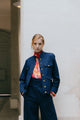 COLLEEN  - Veste chambray - prunegoldschmidt