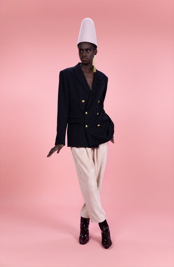 APOLLINE - Pantalon carotte - prunegoldschmidt