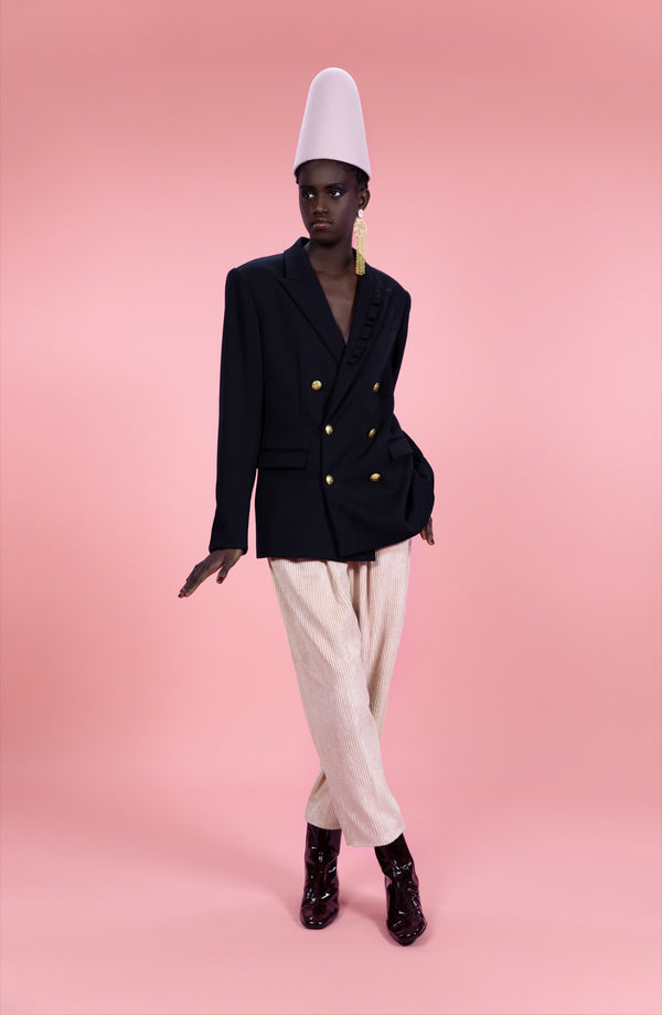 APOLLINE - Pantalon carotte - prunegoldschmidt