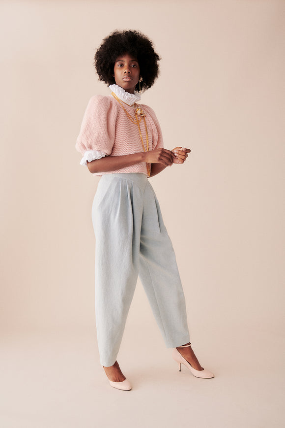APOLLINE - Pantalon carotte - prunegoldschmidt