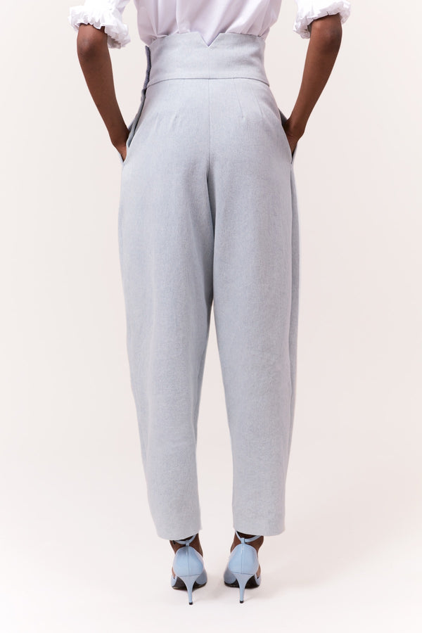 APOLLINE - Pantalon carotte - prunegoldschmidt