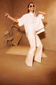DIANA - Pantalon taille haute évasé - prunegoldschmidt