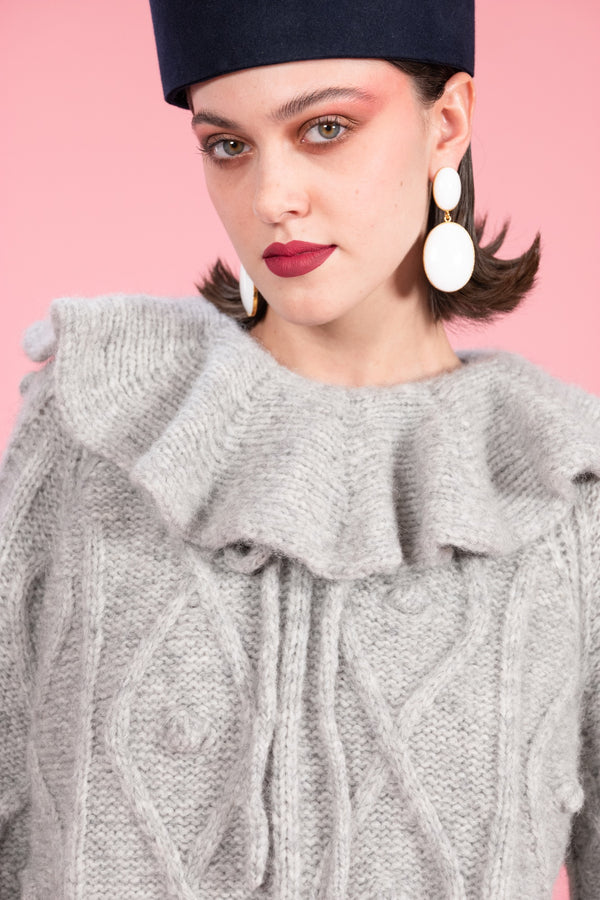 MARIE-ANGE - Pull col clown - prunegoldschmidt