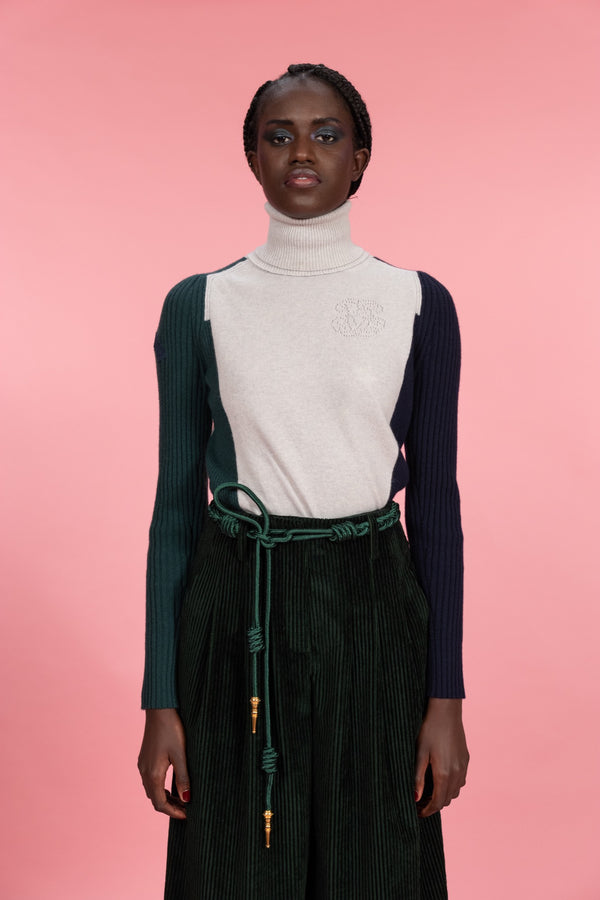 MEREDITH - Pull col amovible - prunegoldschmidt