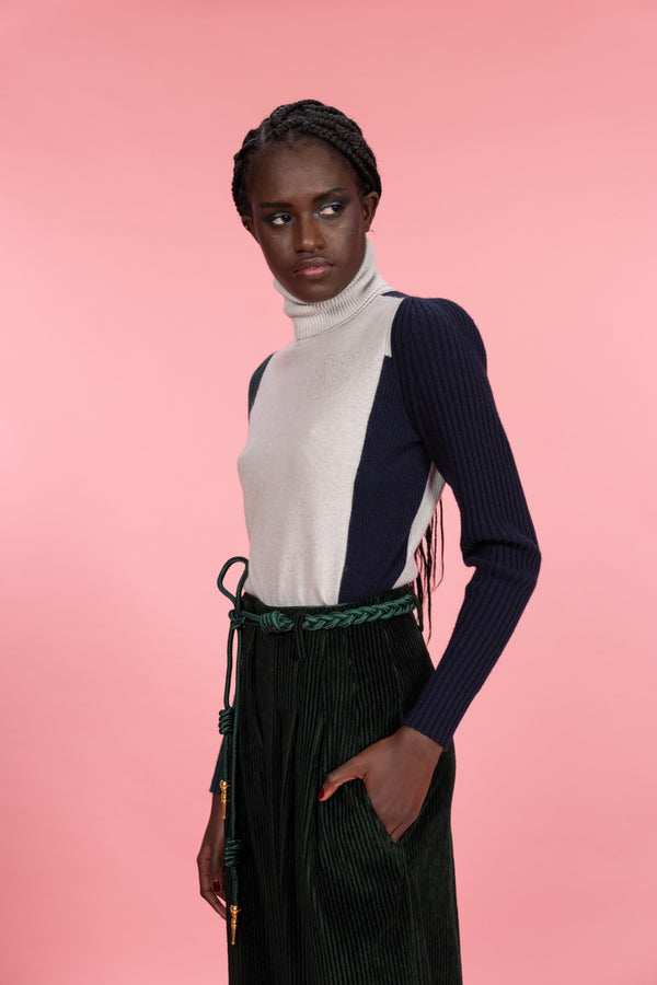 MEREDITH - Pull col amovible - prunegoldschmidt