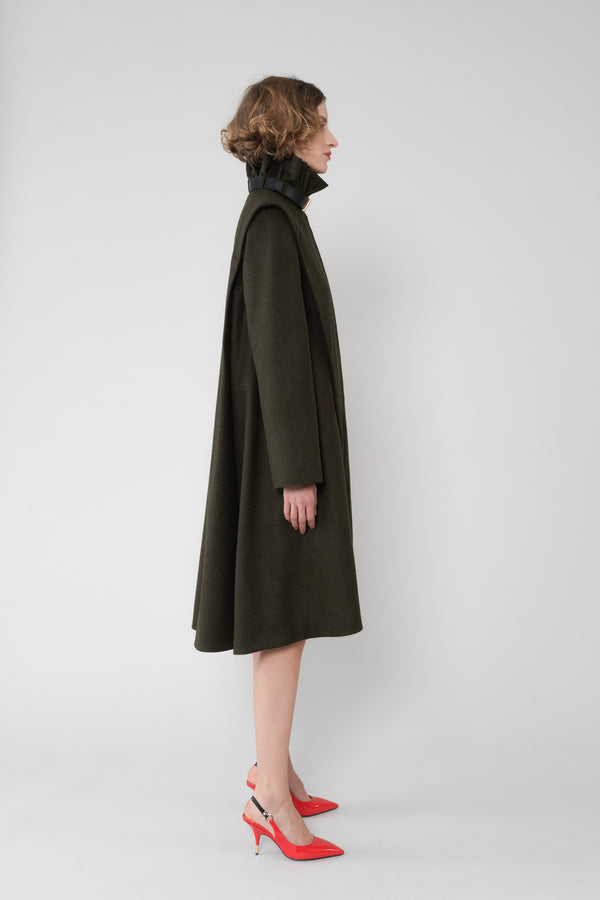 THELMA - Manteau loden - prunegoldschmidt