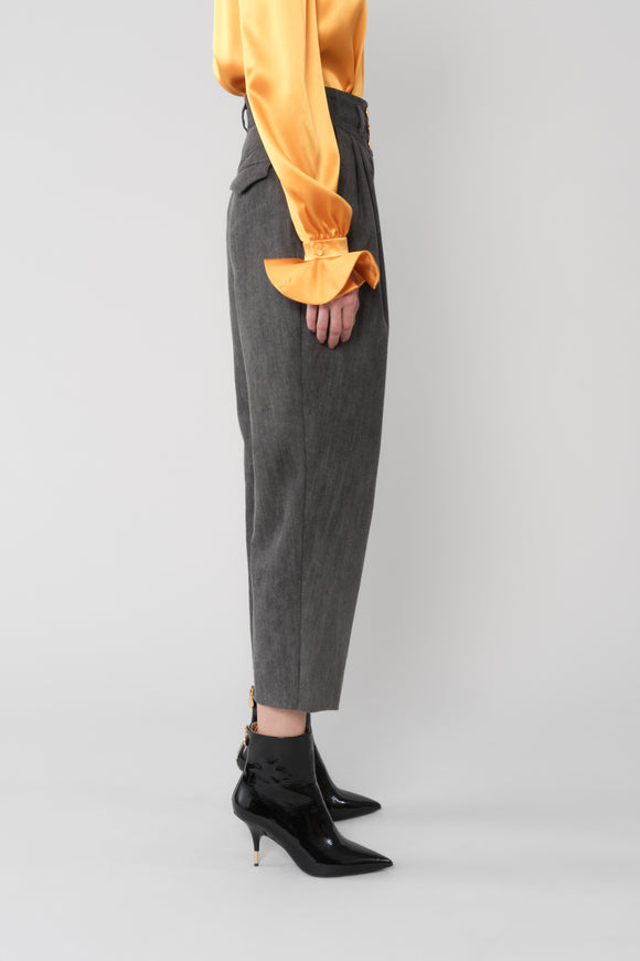 ALLISON - Pantalon carotte - prunegoldschmidt