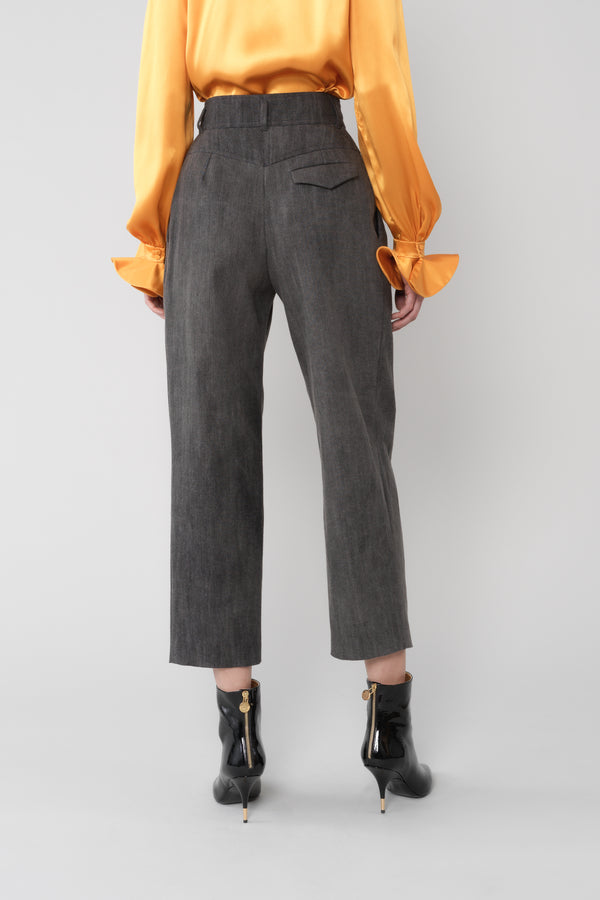 ALLISON - Pantalon carotte - prunegoldschmidt