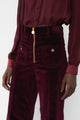 DANAE - Pantalon flare - prunegoldschmidt