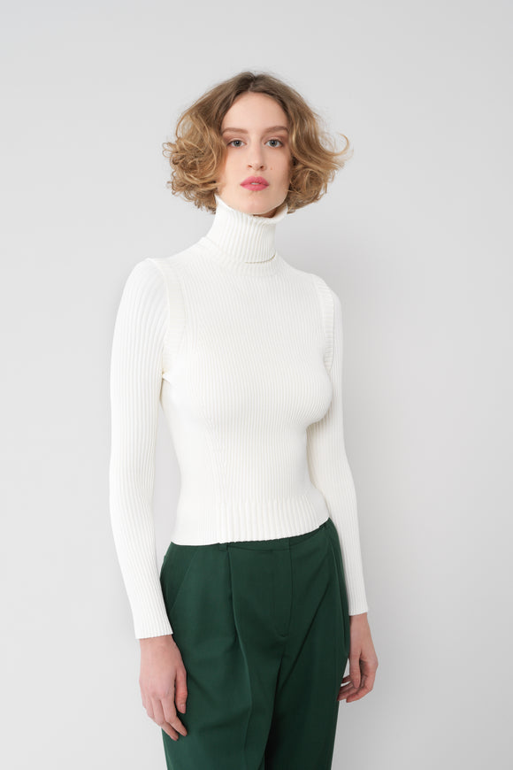 MYRIAM - Pull col roulé - prunegoldschmidt