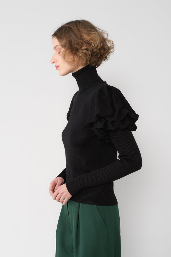 ANNE SOPHIE - Pull tricoté monogrammé - prunegoldschmidt