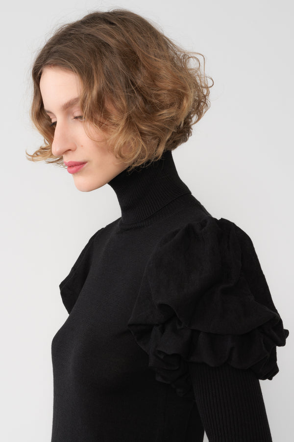 ANNE SOPHIE - Pull tricoté monogrammé - prunegoldschmidt