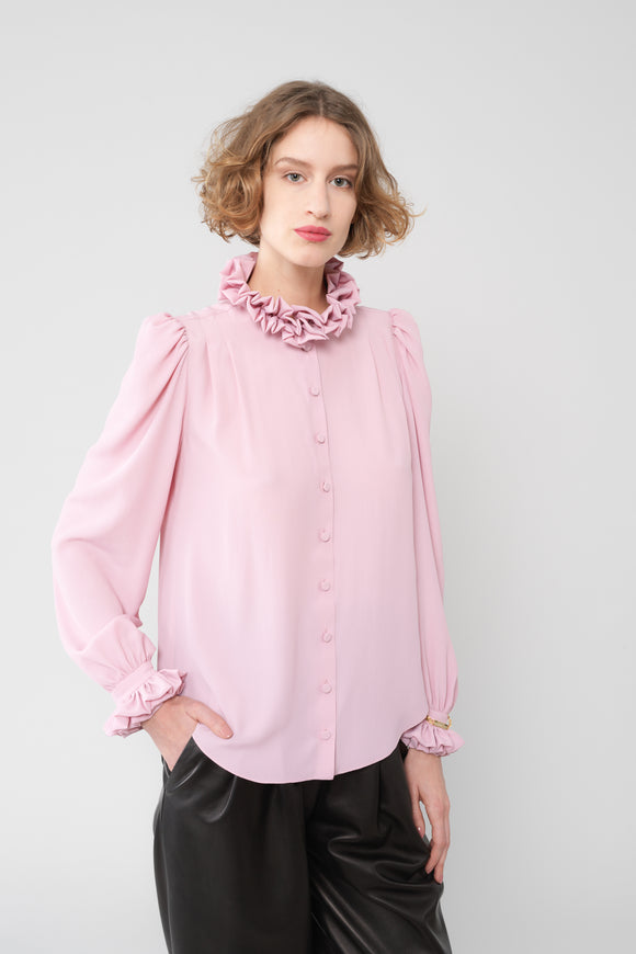 ROSANNA - Chemisier double col + bracelet - prunegoldschmidt