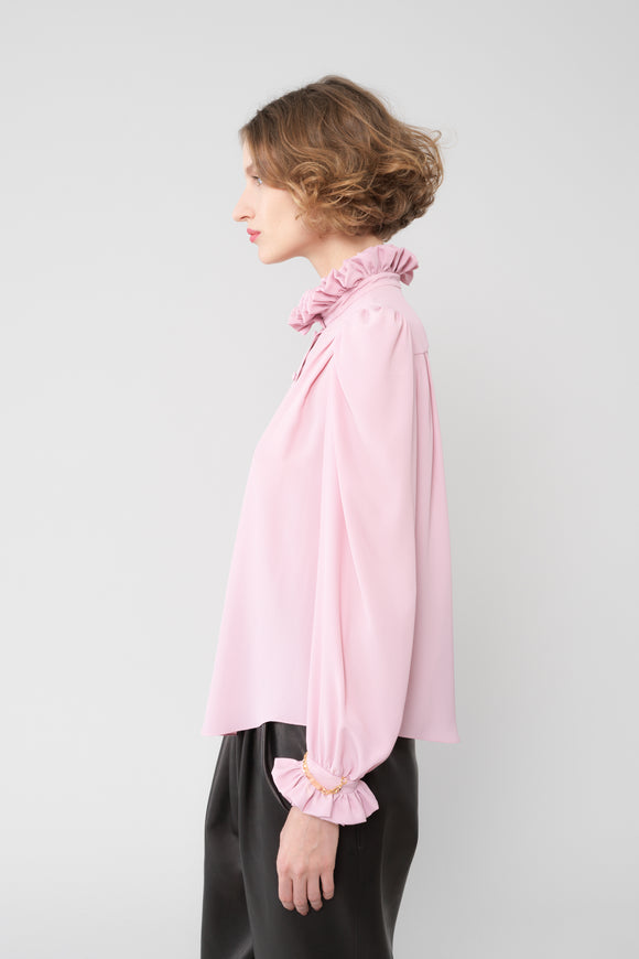 ROSANNA - Chemisier double col + bracelet - prunegoldschmidt