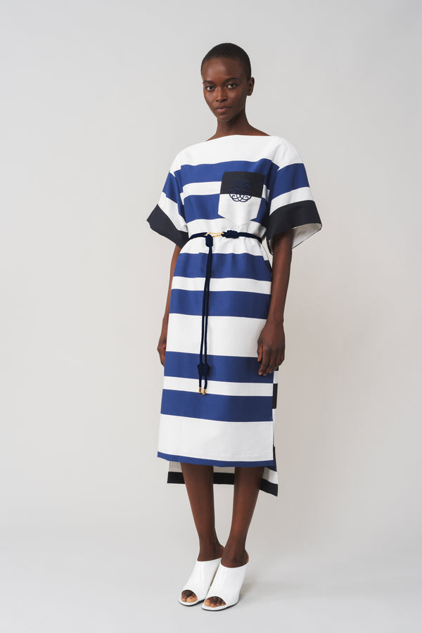 CHARLOTTE - Robe marinière - prunegoldschmidt