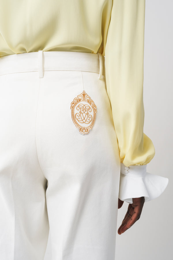 DIANA - Pantalon taille haute évasé - prunegoldschmidt