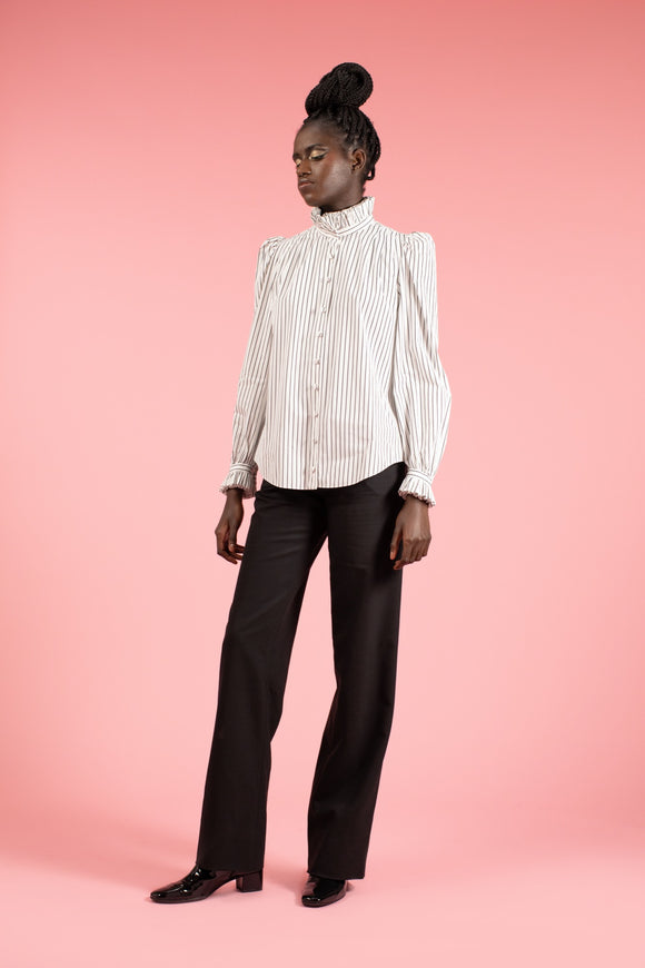 DORIANE - Pantalon classique - prunegoldschmidt