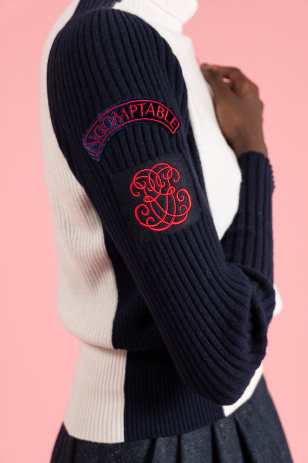 MEREDITH - Pull col amovible - prunegoldschmidt