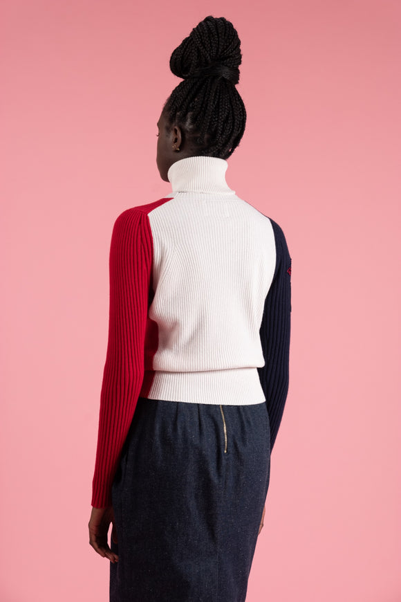 MEREDITH - Pull col amovible - prunegoldschmidt