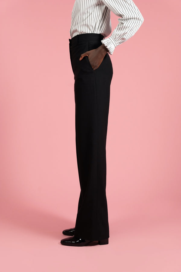 DORIANE - Pantalon classique - prunegoldschmidt