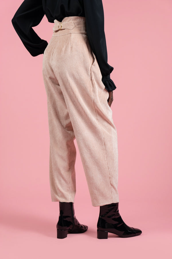 APOLLINE - Pantalon carotte - prunegoldschmidt