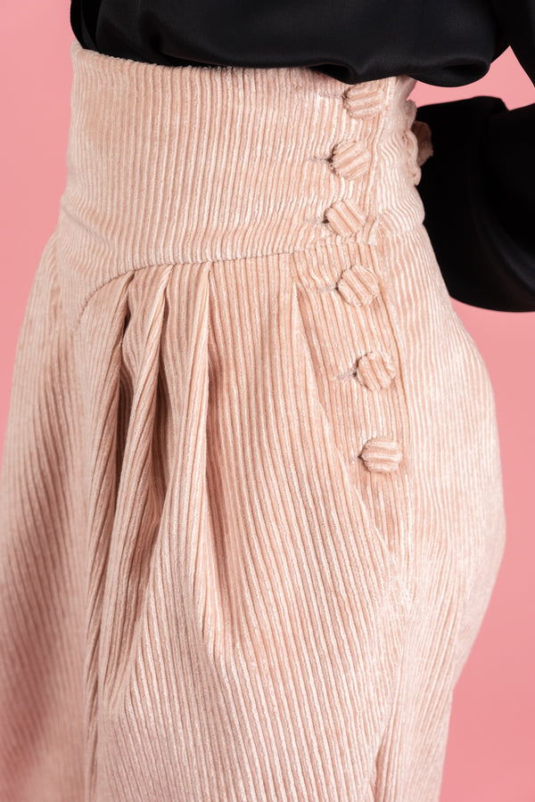 APOLLINE - Pantalon carotte - prunegoldschmidt