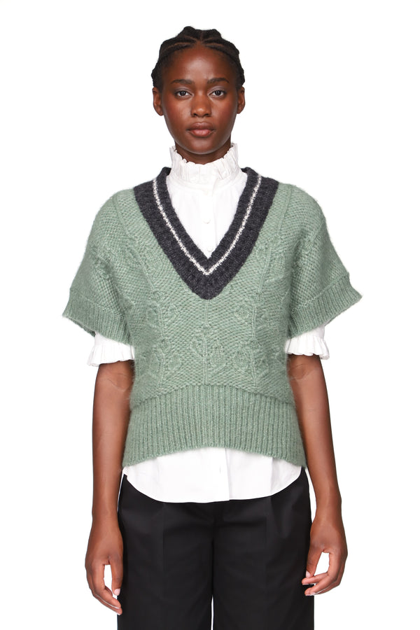 ALICE-ANNE - Pull manche 3/4 - prunegoldschmidt