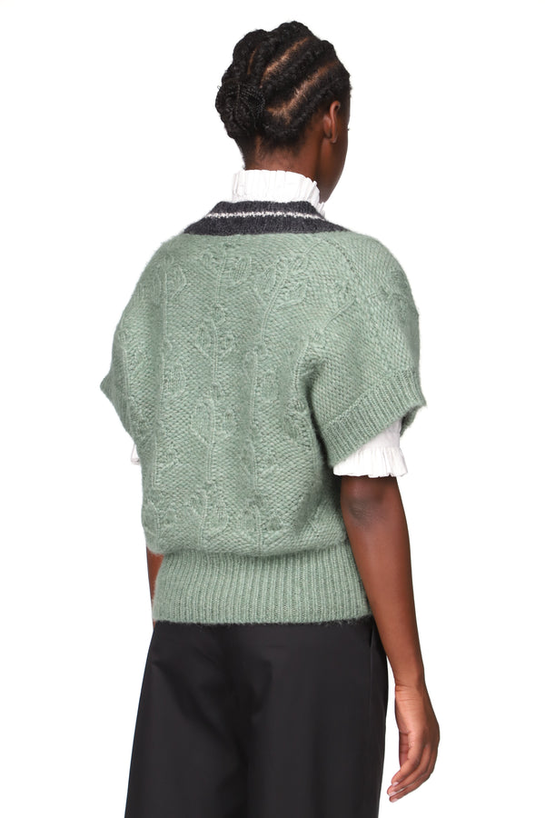 ALICE-ANNE - Pull manche 3/4 - prunegoldschmidt